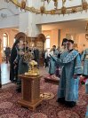 7-Накануне двунадесятого праздника Благовещения Пресвятой Богородицы архиепископ Амфилохий возглавил служение Всенощного бдения в Андреевском кафедральном соборе 