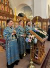 15-Накануне двунадесятого праздника Благовещения Пресвятой Богородицы архиепископ Амфилохий возглавил служение Всенощного бдения в Андреевском кафедральном соборе 