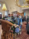 21-Накануне двунадесятого праздника Благовещения Пресвятой Богородицы архиепископ Амфилохий возглавил служение Всенощного бдения в Андреевском кафедральном соборе 