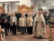57-Светлый праздник Рождества Христова молитвенно встретили в Андреевском кафедральном соборе города Усть-Каменогорска 