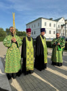 17-Праздничное всенощное бдение в Троицком храме города Усть-Каменогорска накануне дня Святой Пятидесятницы