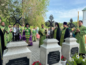 20-Праздничное всенощное бдение в Троицком храме города Усть-Каменогорска накануне дня Святой Пятидесятницы