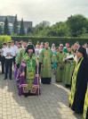 28-Праздничное всенощное бдение в Троицком храме города Усть-Каменогорска накануне дня Святой Пятидесятницы