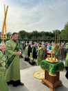 35-Праздничное всенощное бдение в Троицком храме города Усть-Каменогорска накануне дня Святой Пятидесятницы