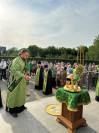 36-Праздничное всенощное бдение в Троицком храме города Усть-Каменогорска накануне дня Святой Пятидесятницы