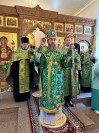 40-Праздничное всенощное бдение в Троицком храме города Усть-Каменогорска накануне дня Святой Пятидесятницы