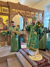 42-Праздничное всенощное бдение в Троицком храме города Усть-Каменогорска накануне дня Святой Пятидесятницы