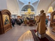 52-День памяти Новомучеников и исповедников Церкви Русской. Божественная Литургия в Андреевском кафедральном соборе города Усть-Каменогорска 