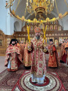 6-Божественная Литургия в Андреевском кафедральном соборе в день Победы