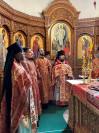 9-Божественная Литургия в Андреевском кафедральном соборе в день Победы