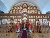 19-Божественная Литургия в Андреевском кафедральном соборе в день Победы