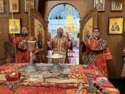 26-Божественная Литургия в Андреевском кафедральном соборе в день Победы