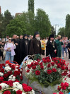 5-В день 80-летия Победы духовенство епархии приняли участие в церемонии возложения венков на Аллее Славы города Усть-Каменогорска
