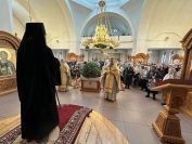 39-В первое воскресение после Рождества Христова Управляющий Усть-Каменогорской и Семипалатинской епархией  возглавил служение Божественной Литургии в Андреевском кафедральном соборе 