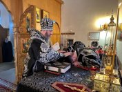 27-Литургия Преждеосвященных Даров в Троицком соборе города Усть-Каменогорска