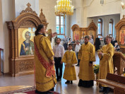 16-Праздник святых первоверховных апостолов Петра и Павла. Божественная Литургия в Андреевском кафедральном соборе города Усть-Каменогорска