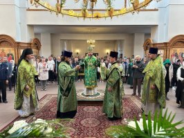 Вход Господень в Иерусалим. Божественная Литургия в Андреевском кафедральном соборе
