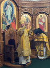 16-Собор святых славных 12 апостолов. Воскресная Божественная Литургия в главном храме Восточного Казахстана