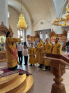 25-Собор святых славных 12 апостолов. Воскресная Божественная Литургия в главном храме Восточного Казахстана