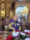 29-Архиепископ Усть-Каменогорский и Семипалатинский Амфилохий  и епископ Колпашевский и Стрежевской Филарет совершили Божественную Литургию в Андреевском кафедральном соборе города Усть-Каменогорска