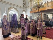 31-Во второе воскресение Великого поста Управляющий Усть-Каменогорской и Семипалатинской епархией  возглавил служение Божественной Литургии в Воскресенском кафедральном соборе 