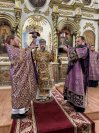 42-Во второе воскресение Великого поста Управляющий Усть-Каменогорской и Семипалатинской епархией  возглавил служение Божественной Литургии в Воскресенском кафедральном соборе 
