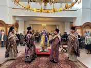 4-Воспоминание установления Господом Иисусом Христом Таинства Евхаристии. Божественная Литургия в главном храме Восточного Казахстана