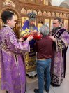 25-Воспоминание установления Господом Иисусом Христом Таинства Евхаристии. Божественная Литургия в главном храме Восточного Казахстана