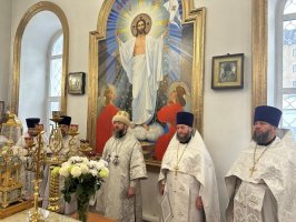 Архиепископ Амфилохий посетил Воскресенский кафедральный собор города Семипалатинска