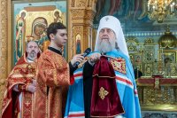 14-Архиепископ Усть-Каменогорский и Семипалатинский Амфилохий в Южной столице принял участие в торжествах в честь мученицы Агафии Панормской - небесной заступницы от землетрясений и стихийных бедствий.