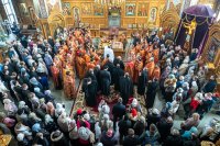 18-Архиепископ Усть-Каменогорский и Семипалатинский Амфилохий в Южной столице принял участие в торжествах в честь мученицы Агафии Панормской - небесной заступницы от землетрясений и стихийных бедствий.