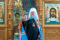 19-Архиепископ Усть-Каменогорский и Семипалатинский Амфилохий в Южной столице принял участие в торжествах в честь мученицы Агафии Панормской - небесной заступницы от землетрясений и стихийных бедствий.