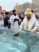 Святое Богоявление молитвенно встретили православные христиане города Усть-Каменогорска