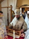 27-Архиепископ Амфилохий возглавил престольное торжество Преображенского храма города Шемонаихи