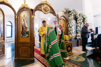 11-Архиепископ Усть-Каменогорский и Семипалатинский Амфилохий принял участие в Патриаршем освящении храма преподобного Сергия Радонежского в Астане.