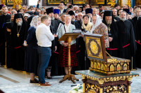 3-Управляющий Усть-Каменогорской и Семипалатинской епархией молился за Патриаршим богослужением в Успенском кафедральном соборе Астаны