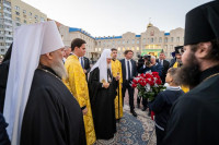 10-Управляющий Усть-Каменогорской и Семипалатинской епархией молился за Патриаршим богослужением в Успенском кафедральном соборе Астаны