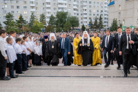 12-Управляющий Усть-Каменогорской и Семипалатинской епархией молился за Патриаршим богослужением в Успенском кафедральном соборе Астаны