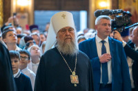16-Управляющий Усть-Каменогорской и Семипалатинской епархией молился за Патриаршим богослужением в Успенском кафедральном соборе Астаны