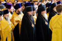 19-Управляющий Усть-Каменогорской и Семипалатинской епархией молился за Патриаршим богослужением в Успенском кафедральном соборе Астаны