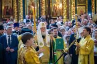 21-Управляющий Усть-Каменогорской и Семипалатинской епархией молился за Патриаршим богослужением в Успенском кафедральном соборе Астаны