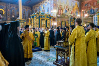 23-Управляющий Усть-Каменогорской и Семипалатинской епархией молился за Патриаршим богослужением в Успенском кафедральном соборе Астаны