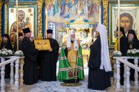 29-Управляющий Усть-Каменогорской и Семипалатинской епархией молился за Патриаршим богослужением в Успенском кафедральном соборе Астаны