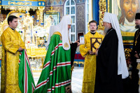 36-Управляющий Усть-Каменогорской и Семипалатинской епархией молился за Патриаршим богослужением в Успенском кафедральном соборе Астаны