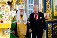 38-Управляющий Усть-Каменогорской и Семипалатинской епархией молился за Патриаршим богослужением в Успенском кафедральном соборе Астаны