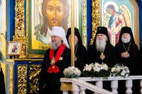 39-Управляющий Усть-Каменогорской и Семипалатинской епархией молился за Патриаршим богослужением в Успенском кафедральном соборе Астаны