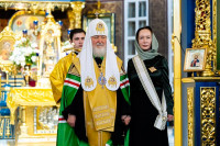 40-Управляющий Усть-Каменогорской и Семипалатинской епархией молился за Патриаршим богослужением в Успенском кафедральном соборе Астаны