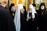 43-Управляющий Усть-Каменогорской и Семипалатинской епархией молился за Патриаршим богослужением в Успенском кафедральном соборе Астаны