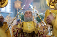 27-В день памяти святителя Николая Чудотворца архиепископ Усть-Каменогорский и Семипалатинский Амфилохий принял участие в престольным торжестве Никольского собора Алма-Аты