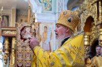 49-В день памяти святителя Николая Чудотворца архиепископ Усть-Каменогорский и Семипалатинский Амфилохий принял участие в престольным торжестве Никольского собора Алма-Аты